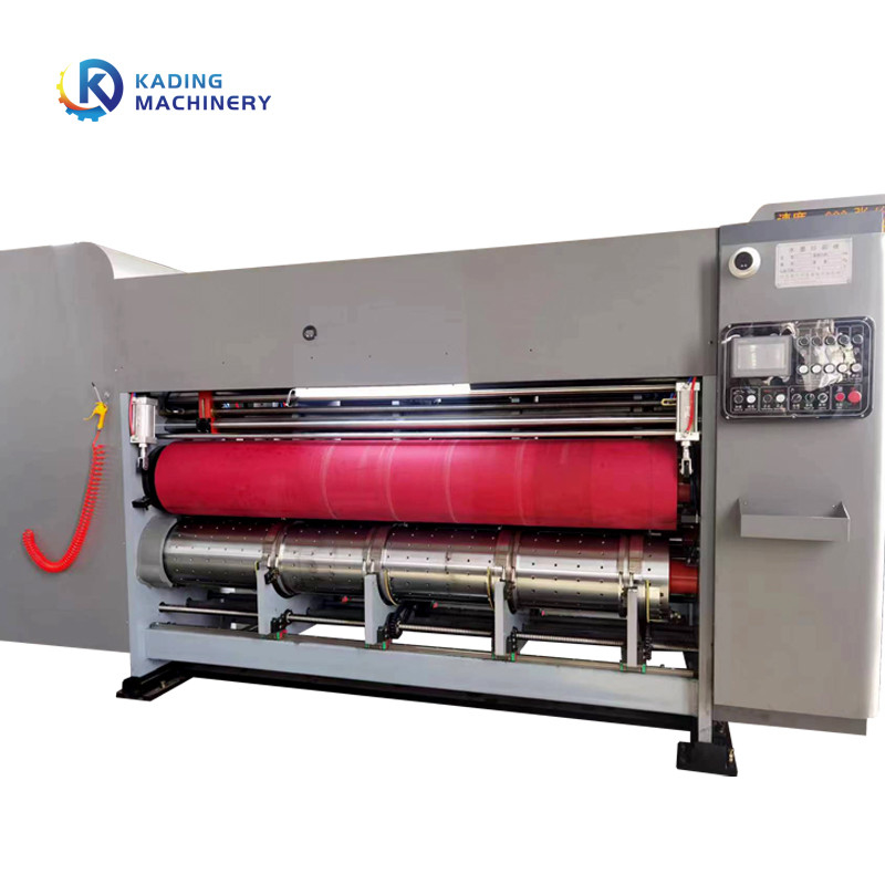 เครื่องพิมพ์กล่องอัตโนมัติขนาด 120-250 ชิ้น / นาทีสำหรับกระดาษลูกฟูกและกล่องพิซซ่า