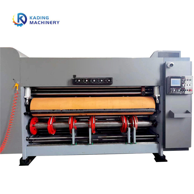 เครื่องตัดตายกล่องกระดาษมีด Slotting พร้อมระยะการแก้ไขทางกลและล้อตัดที่เพิ่มขึ้น
