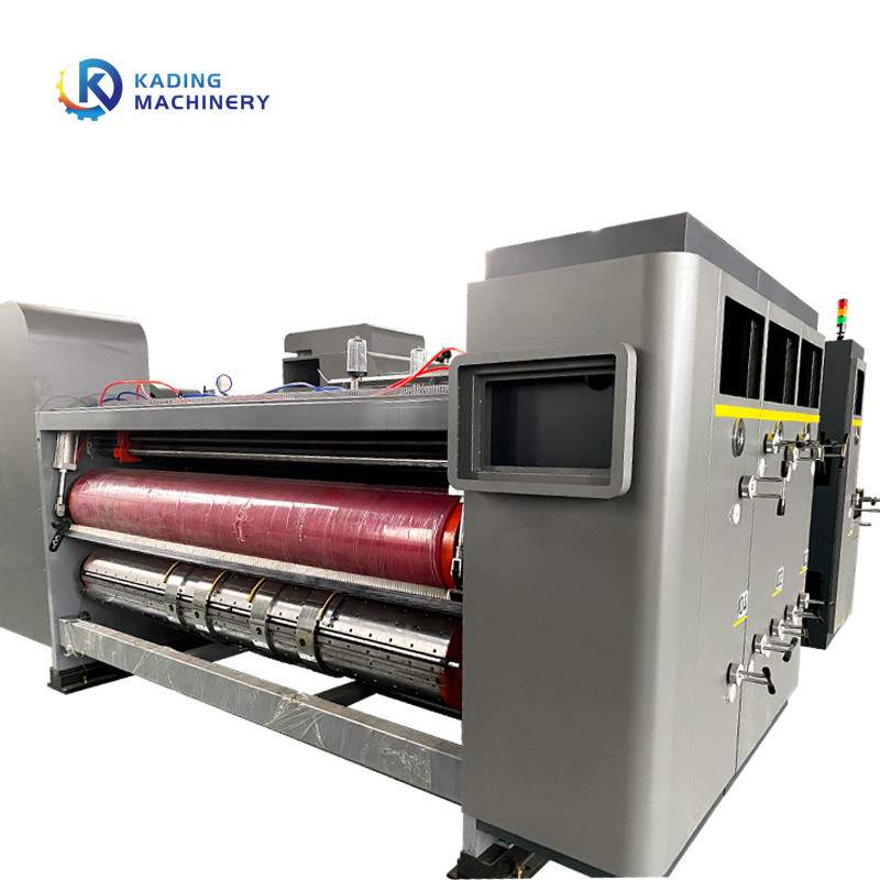 เครื่องตัดตายกล่องกระดาษมีด Slotting พร้อมระยะการแก้ไขทางกลและล้อตัดที่เพิ่มขึ้น