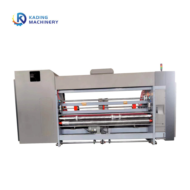 นำขอบป้อนเครื่องตัดตายกล่องกระดาษพร้อมกล่องพิมพ์ slotting สำหรับกล่องกระดาษลูกฟูก