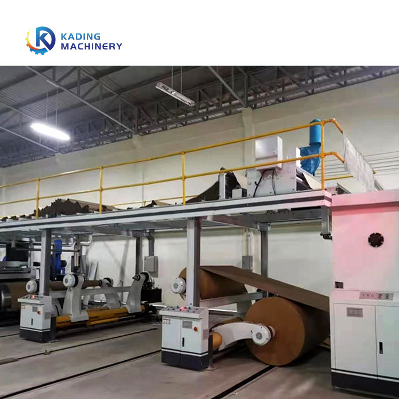 เครื่องทำกล่องกระดาษแข็ง 3 / 5 / 7 ชั้น Sheet Card Board Making Machine 1200mm