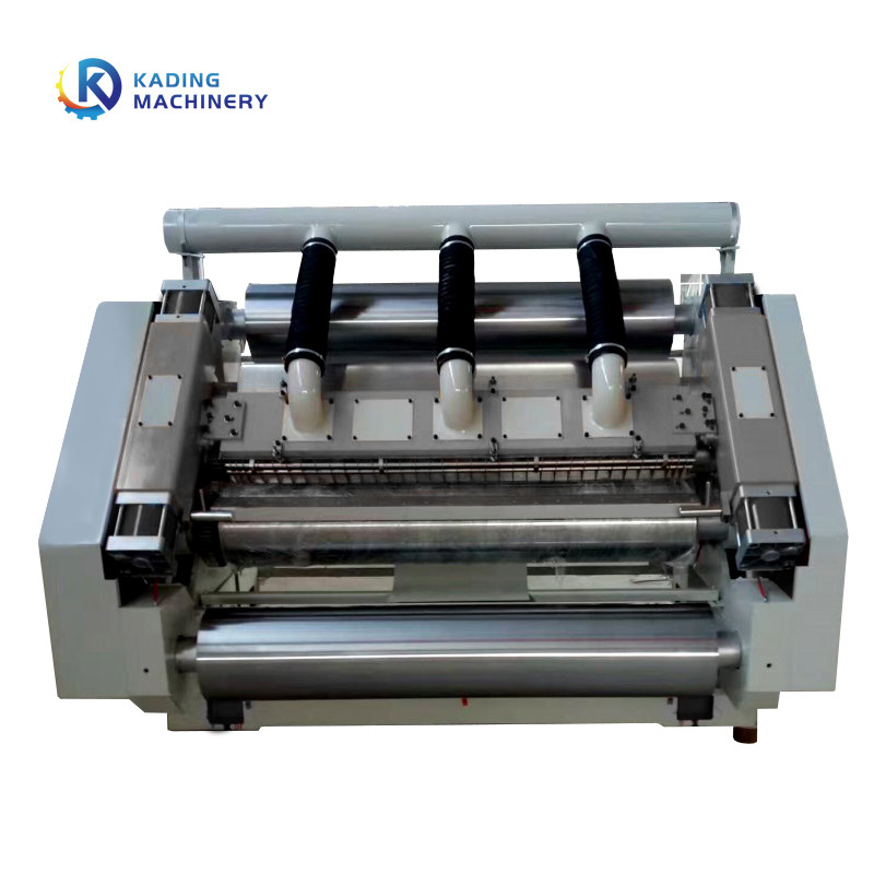 เครื่องทำความร้อนแบบใช้น้ำมันแบบ Single Facer Corrugated พร้อมหน่วยป้อนกระดาษอัตโนมัติสำหรับทำกระดาษ 3 ชั้น