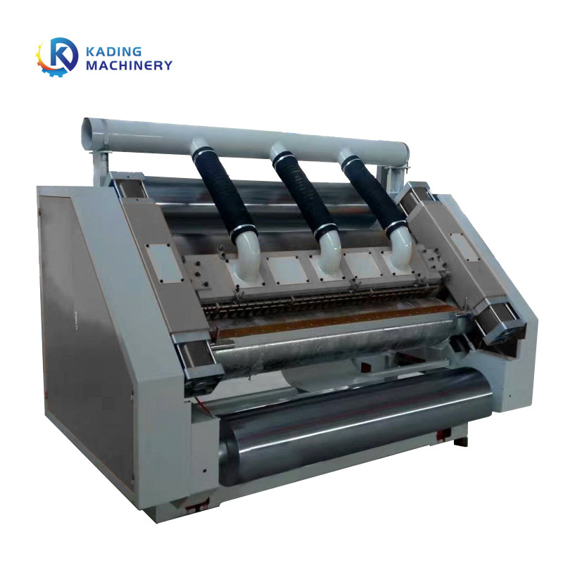 เครื่องทำความร้อนแบบใช้น้ำมันแบบ Single Facer Corrugated พร้อมหน่วยป้อนกระดาษอัตโนมัติสำหรับทำกระดาษ 3 ชั้น