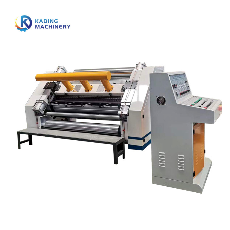 เครื่องทำความร้อนไอน้ำลูกฟูก Fingerless Single Facer Machine กระดาษลูกฟูกกว้าง 1400 มม