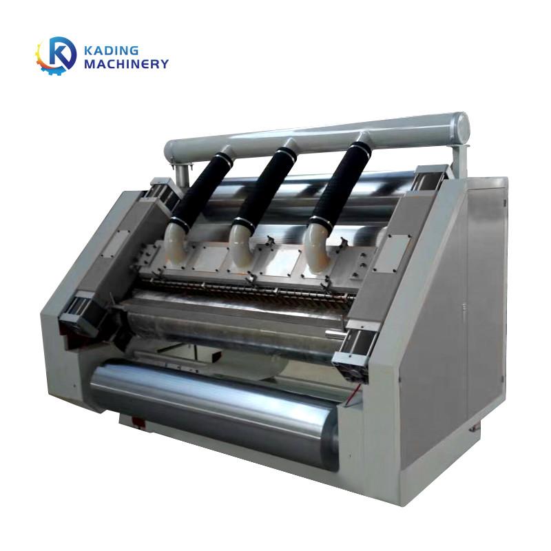 เครื่องทำความร้อนไฟฟ้าแบบ Single Facer Corrugation Machine พร้อมสายการผลิตลูกฟูกสำหรับทำลูกฟูก