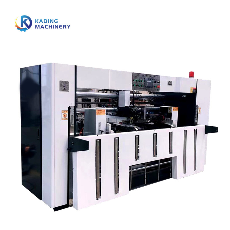 เครื่องเย็บกล่องกระดาษลูกฟูก Servo Control พร้อมฟังก์ชั่นพับสำหรับตอกกระดาษแข็ง
