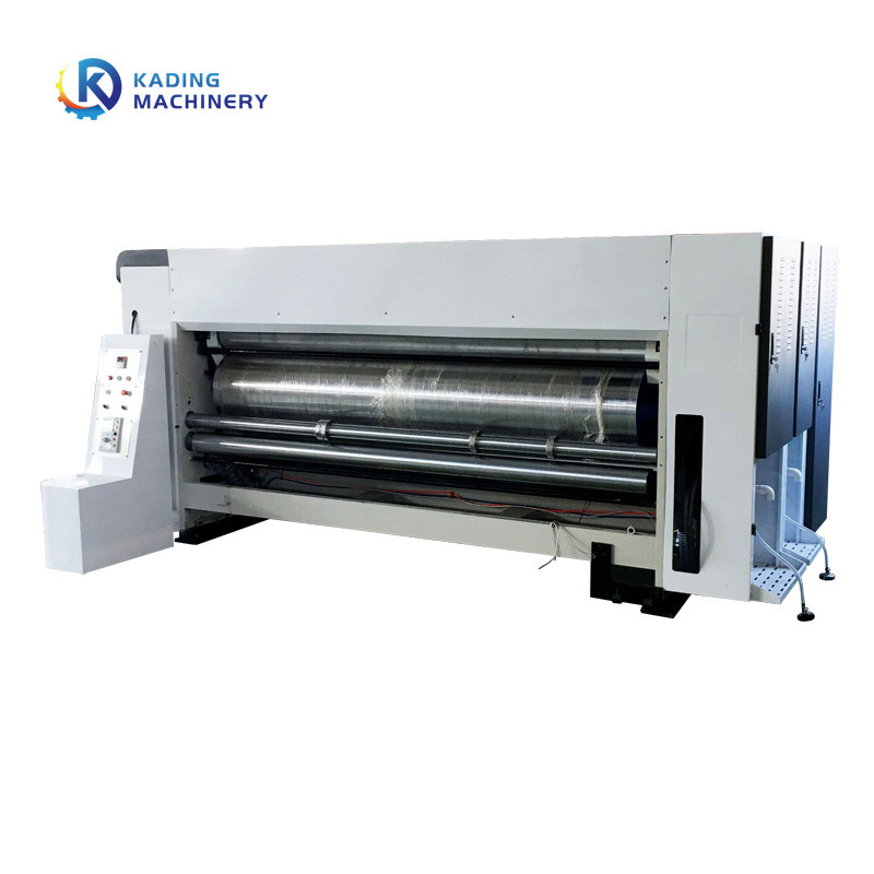 เครื่องพิมพ์กล่องเฟล็กโซ 3ply สำหรับกระดาษลูกฟูกพร้อมหน้าต่างหมึก