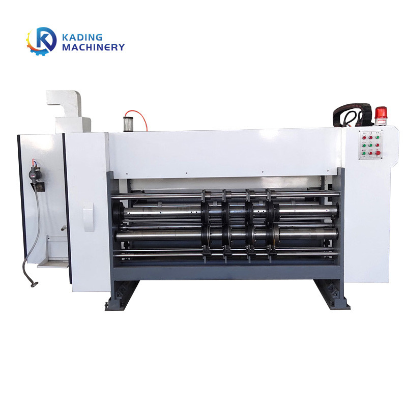 เครื่องพิมพ์กล่องเฟล็กโซ 3ply สำหรับกระดาษลูกฟูกพร้อมหน้าต่างหมึก