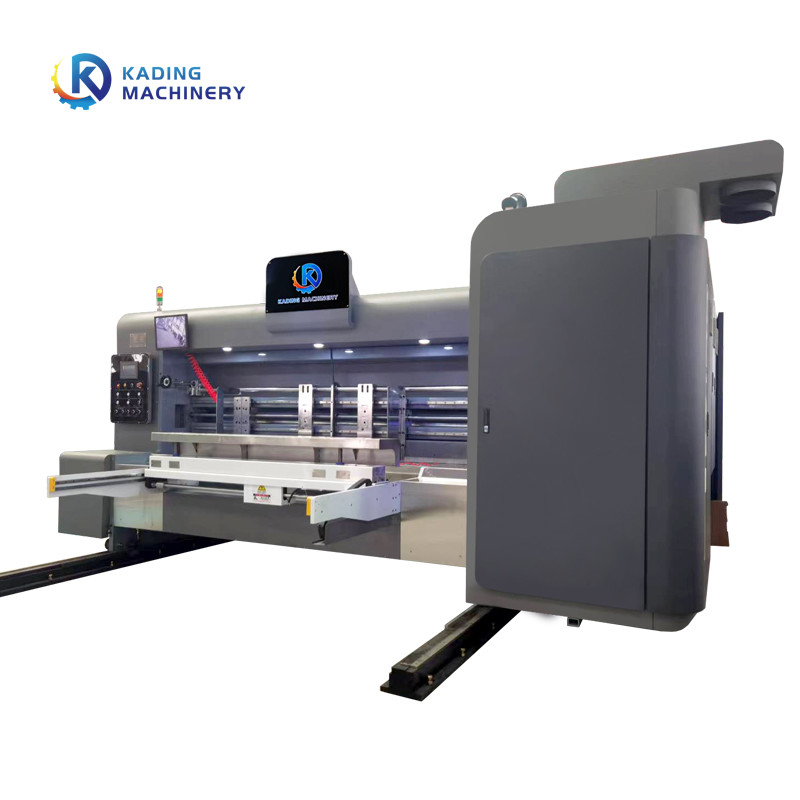 เครื่องพิมพ์กล่องท่อแบบคลื่น Flexo Multi Colours สําหรับการทํากล่องพิซซ่า